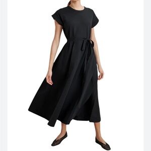 La Ligne Andie Black Midi Dress